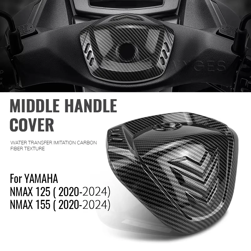 Motorcycle Accessories Handle Upper Cover Front Mask Cap Head Handlebar Cover For YAMAHA NMAX 125 155 NMAX125 NMAX155 2020-2024