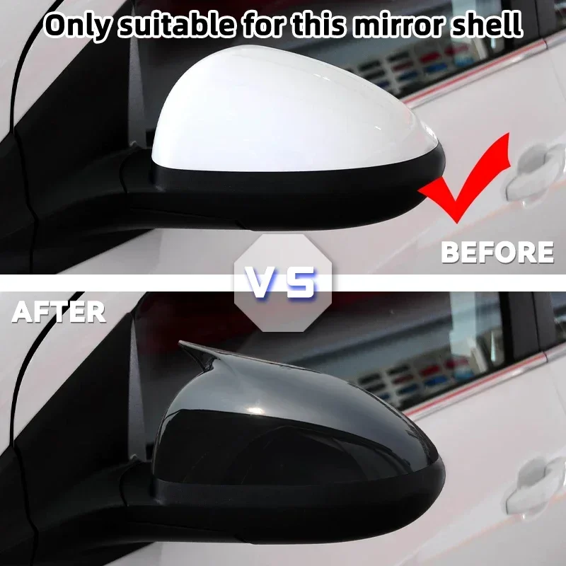 For Chevrolet Aveo Sonic 2011-2014 Automotive Sharp Angle Rearview Mirror Protective Cover Made of ABS Material