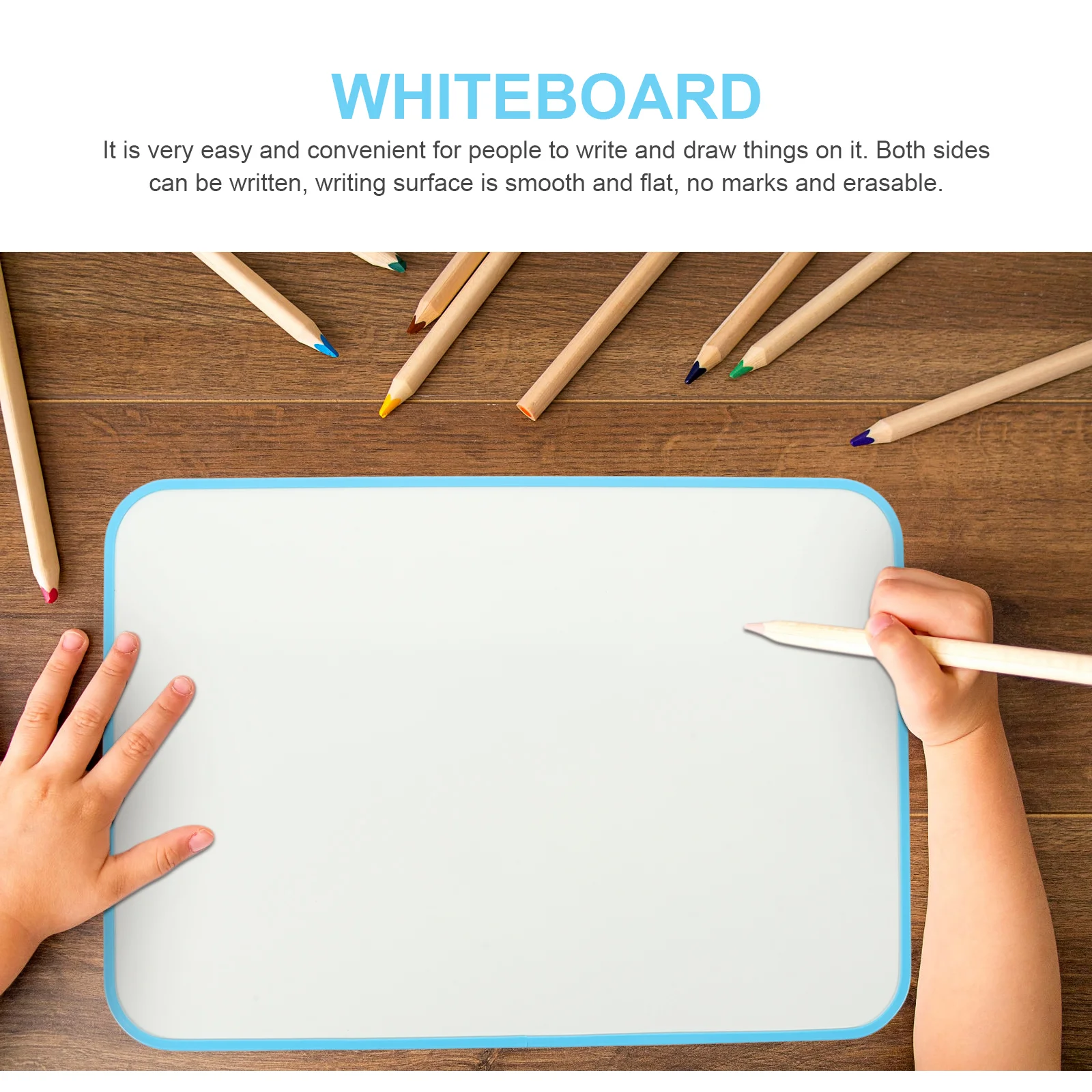 Magnetic Writing Board Dry Erase with Stand Soft-sided Double-sided Whiteboard Portable Child