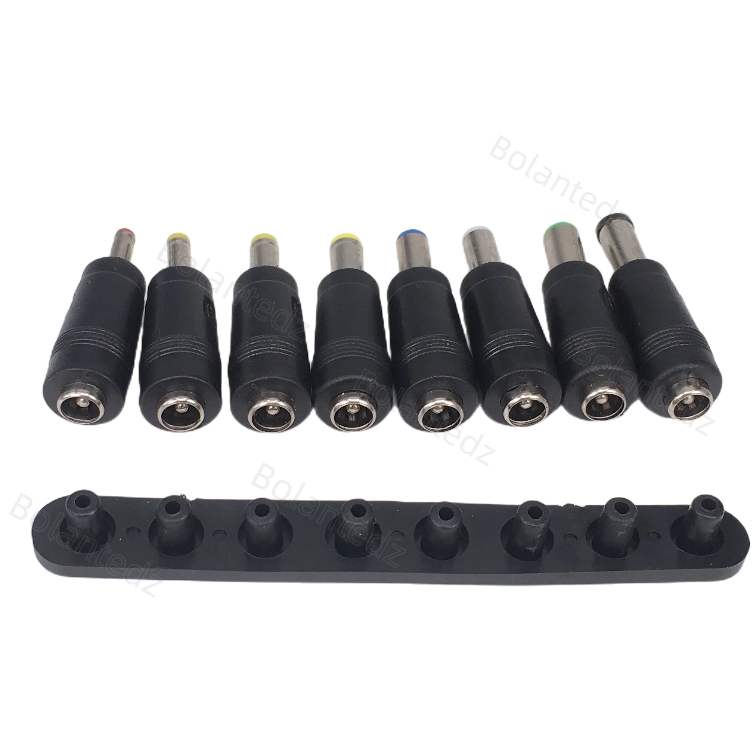 Kit de adaptador de corriente CC Universal, 5,5mm x 2,1mm, Conector de puntas para Lenovo, portátil, fuente de alimentación, juegos de enchufes