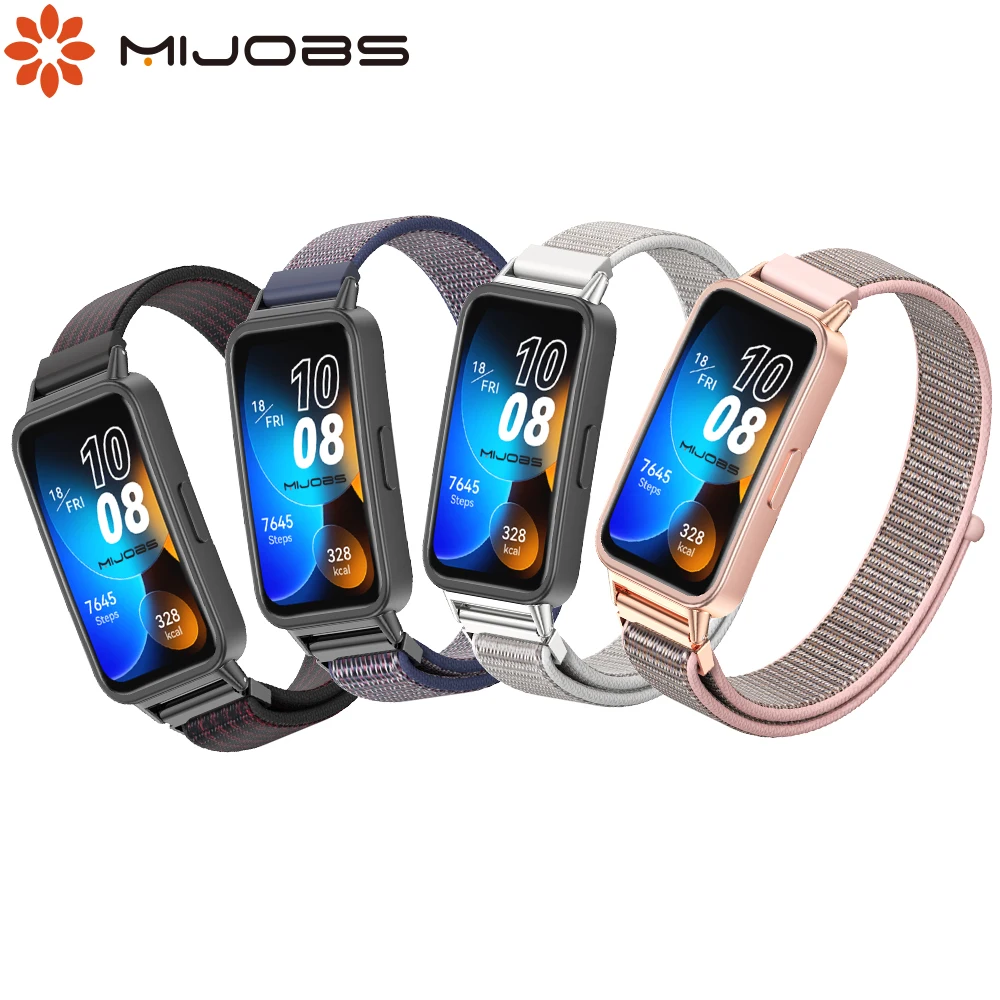 Strap For Huawei Band 11 Pro / 11 / 10 / 9 / 8 Smart Bracelet Global Version Watch Replacement Belt Nylon Loop Wristband