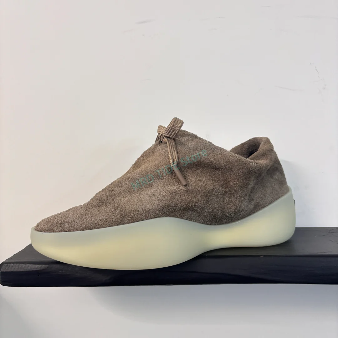 

Brand Men Shoes Casual Genuine Leather Suede Slip On Basic Ankle Sneakers High Street Vintage Luxury Boots Owens