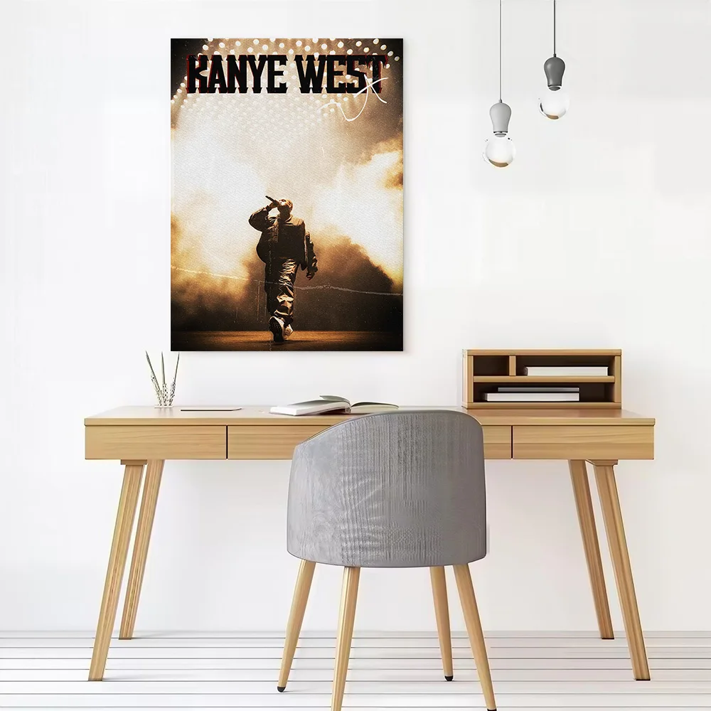 Kanye West Live Performance Canvas Wall Art Poster Custom Wall Paintings Personalized Photo Printing for Bedroom Wand Deko Mural