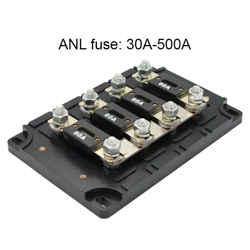 DC 32V 300A 4 Way ANL Fuse Holder Bolt Down Fuse Box view 3
