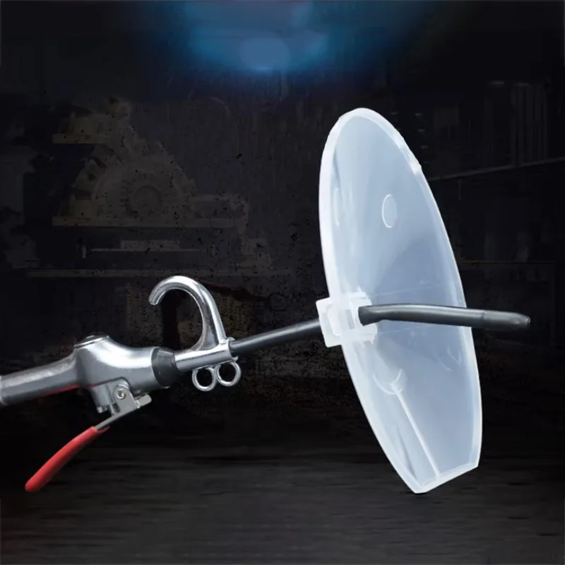 Dust Gun Baffle Transparent Air Blow Gun Dust Cover Water oil blowing Iron Shavings Splash Proof Plate CNC processing Tool