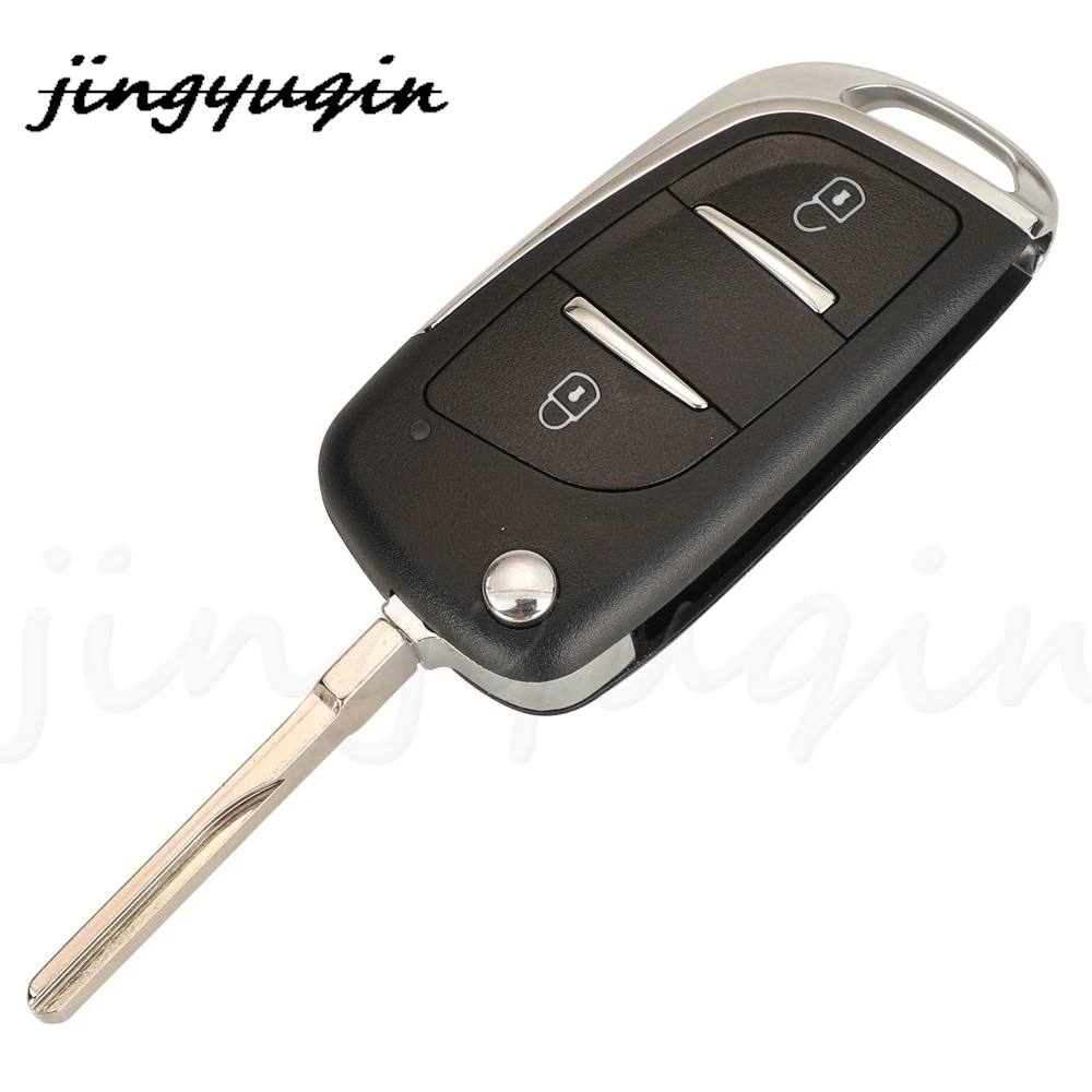 jingyuqin 2 Buttons Remote Car Key Fob 315/433Mhz ID46 PCF7941Chip For Mercedes Benz Smart 454 Forfour For Mitsubishi Colt