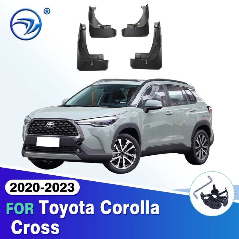 Mud Flaps For Toyota Corolla Cross 2020 2021 2022 2023 Splash Guards Fender MudFlaps Front Rear Mudguards Car Accessories