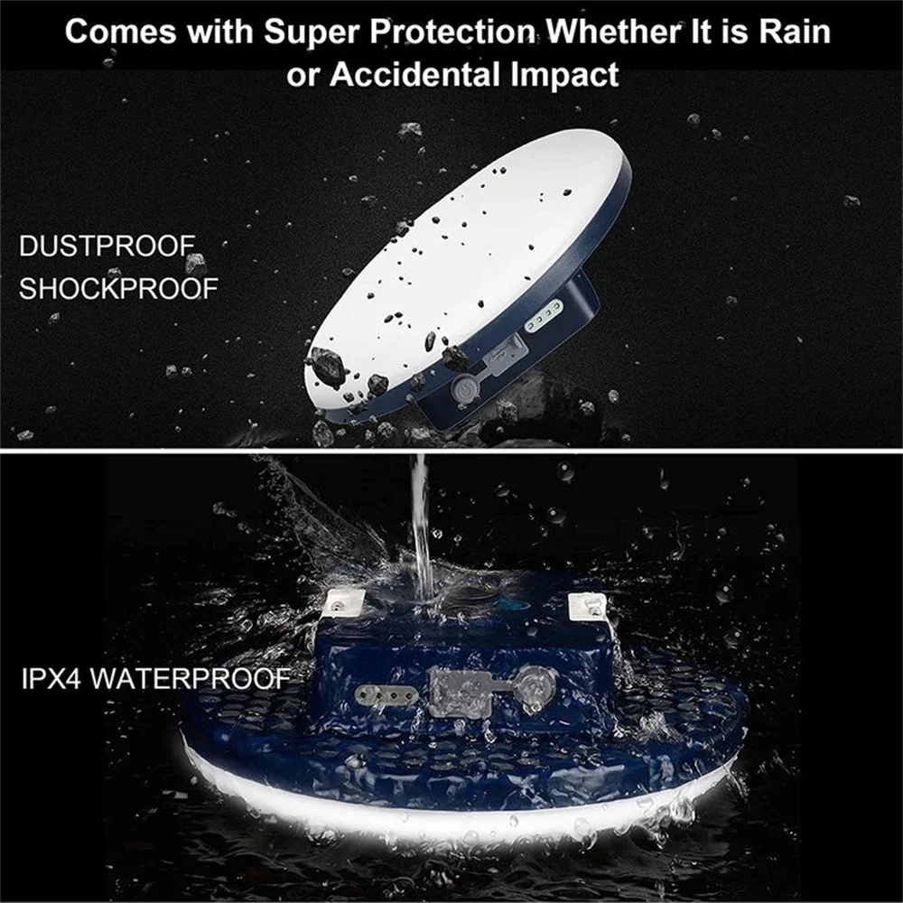 13500mAh Camping Lantern Portable Lantern Rechargeable Magnet Powerful Fashlight Fishing Tent Lamp Outdoor Work Repair Light