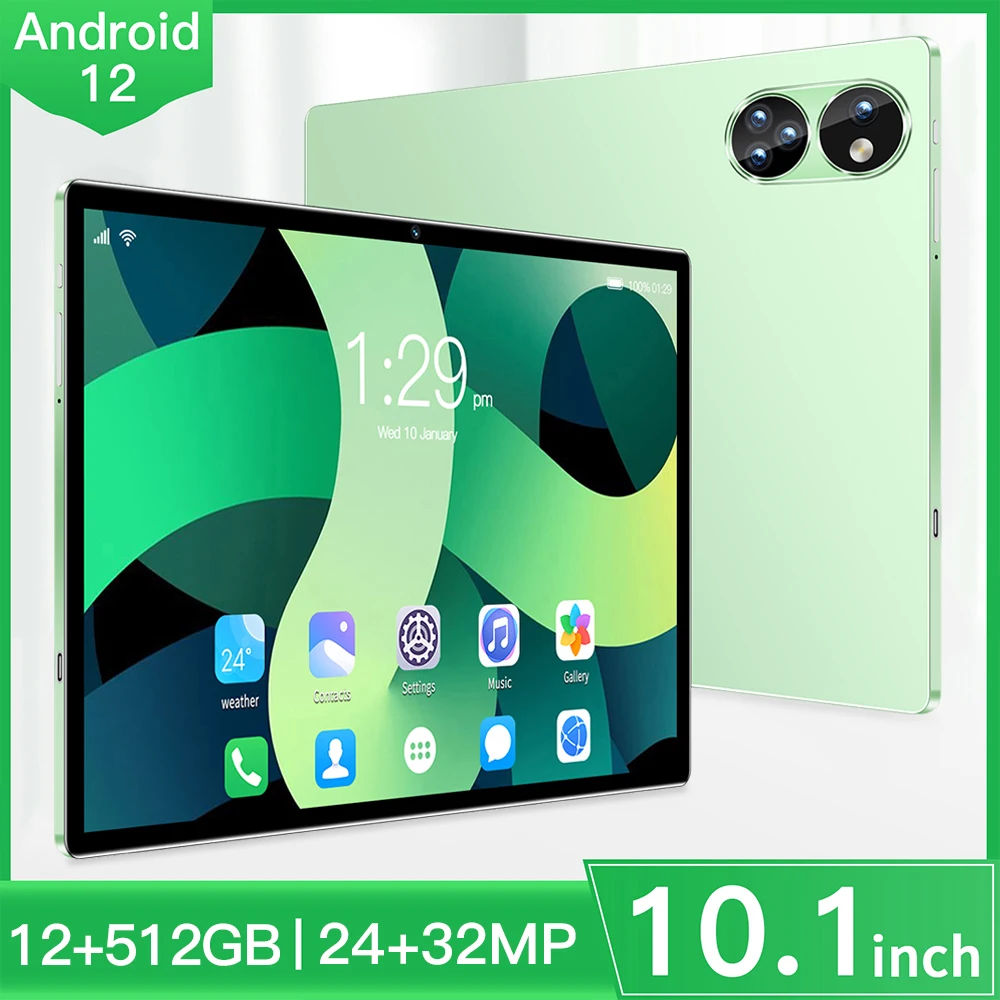 Tablet PC New 10.1-inch tablet Eye Care Game Office Brush video Students learn with Tablet Type-C interface