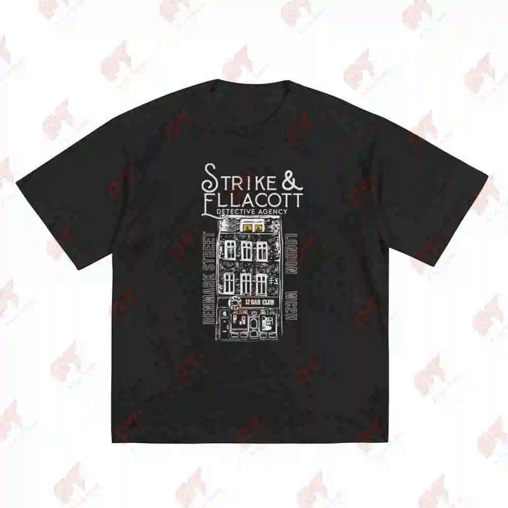 Cormoran Strike And Robin Ellacott Short Sleeve Tee 100% Cotton T-Shirt