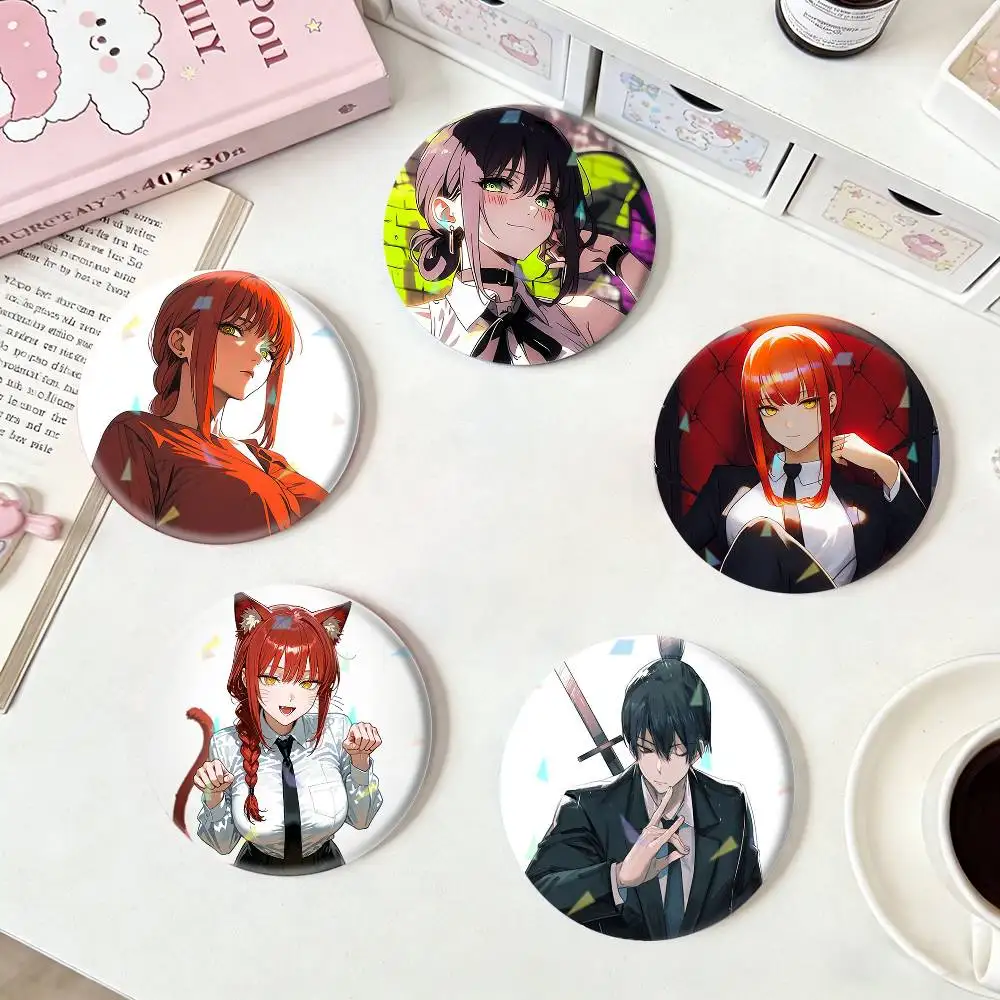 

C-Chainsaw Man-n Badges Niche Design Brooch for Backpack Lapel Pins Creative Accessories