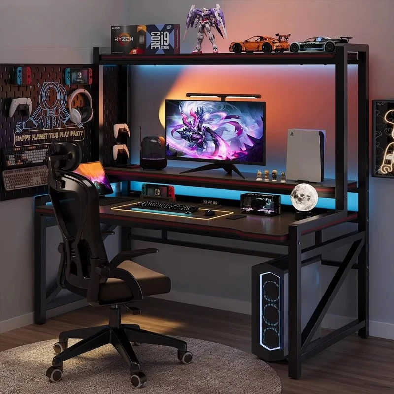

Modern Console Computer Desks Shelves Creativity High End Computer Desks Organizers Design Mesas De Computador Salon Furniture
