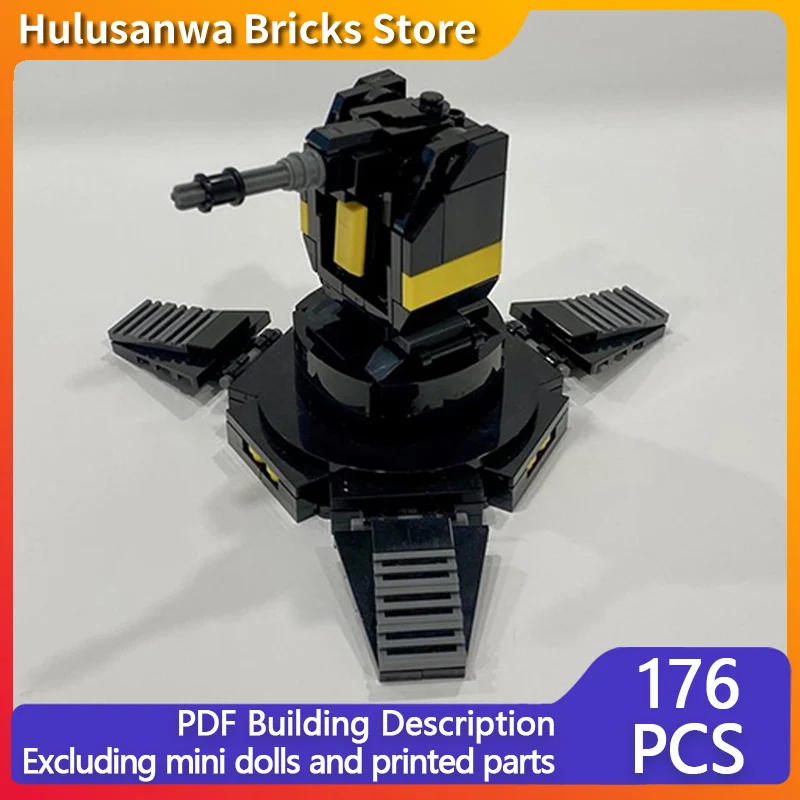 

Популярная игровая модель MOC, строительные кирпичи, мощное боевое оборудование, модульные технологии, подарки, праздник, сборка, детские игрушки, костюм