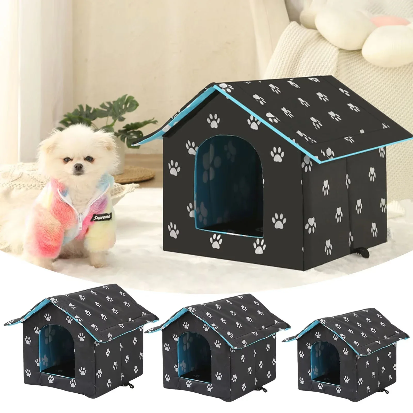 Stray Cats Bed Outdoor Rain Proof Kitten Puppiese Cats House Available in All Seasons Portable Pets Avoid Room Cats Accessories