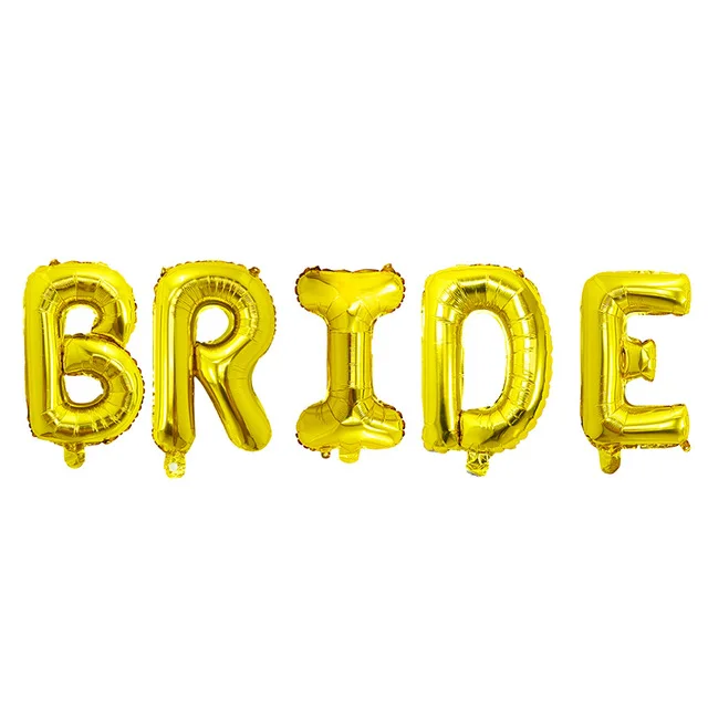 32Inch Rose Gold Silver Bride To Be Balloon Wedding Decorations Bride Letters Foil Ballon Bridal Shower Bachelor Party Supplies
