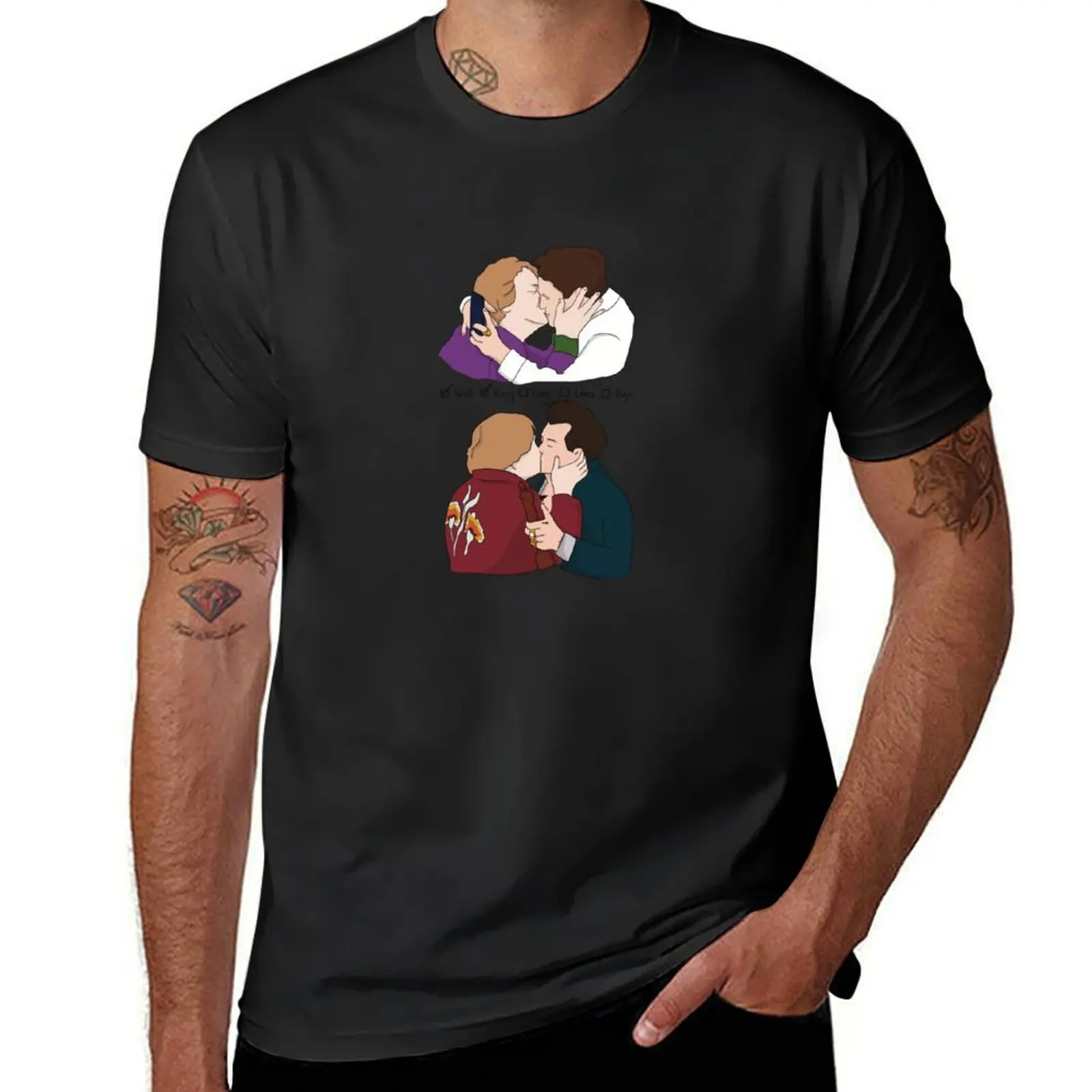 Lewis kiss list T-Shirt customs Blouse cute tops sports fans mens graphic t-shirts hip hop