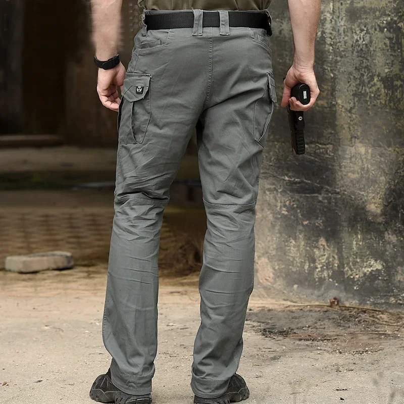 M3 Waterproof Tactical Hunting Pants Men  Special  Hiking Cargo Pants Multi Pocket Rip-stop Cotton Trousers