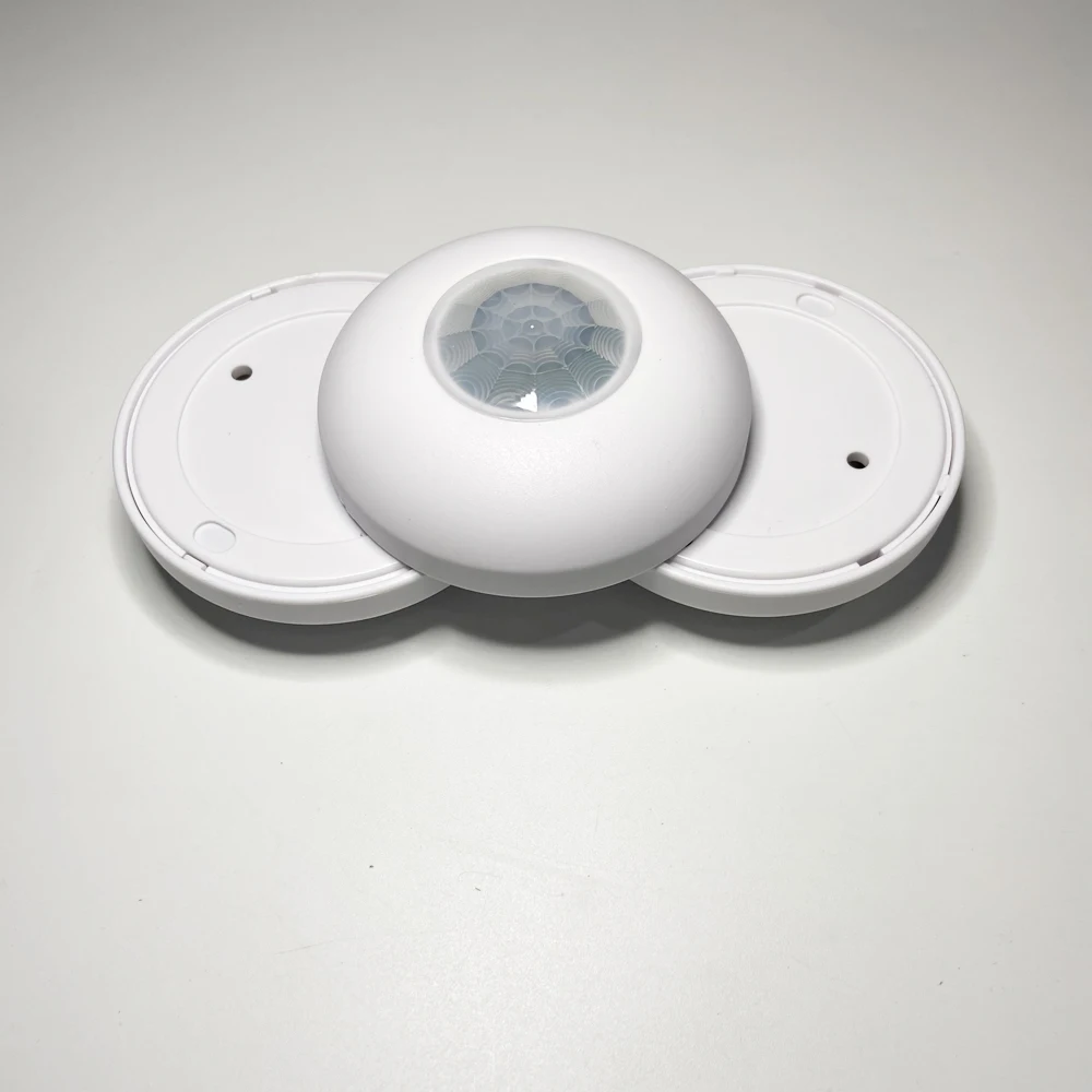 1Pcs Indoor 360° Ceiling PIR Motion Detector Movement Alarm Infrared Sensor Light Switch NC/NO Relay Output PNP/NPN Optional