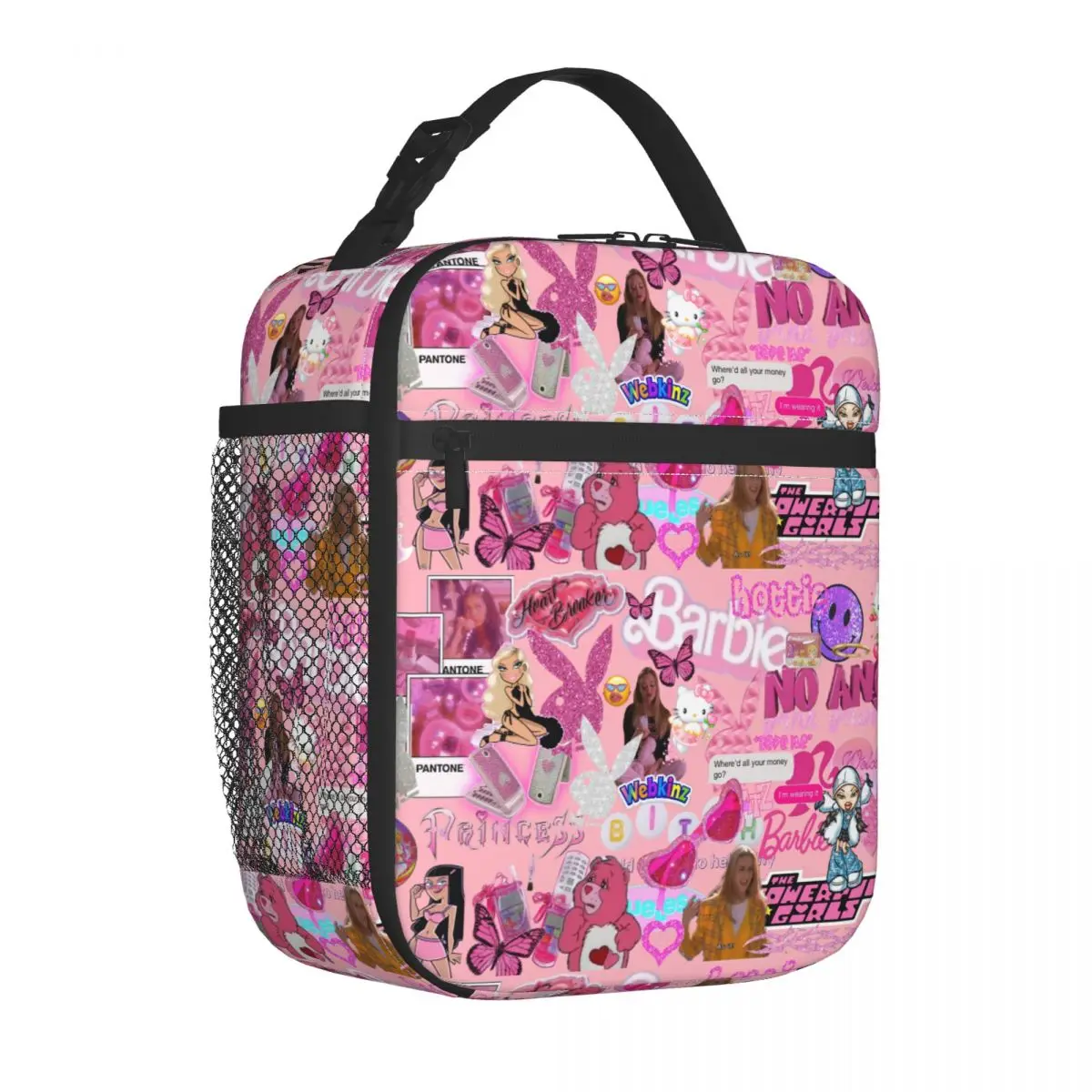 Bratz Rock Angelz Thermal Insulated Lunch Bags Women Anime Manga Tv Resuable Lunch Tote Camping Travel Multifunction Food Box