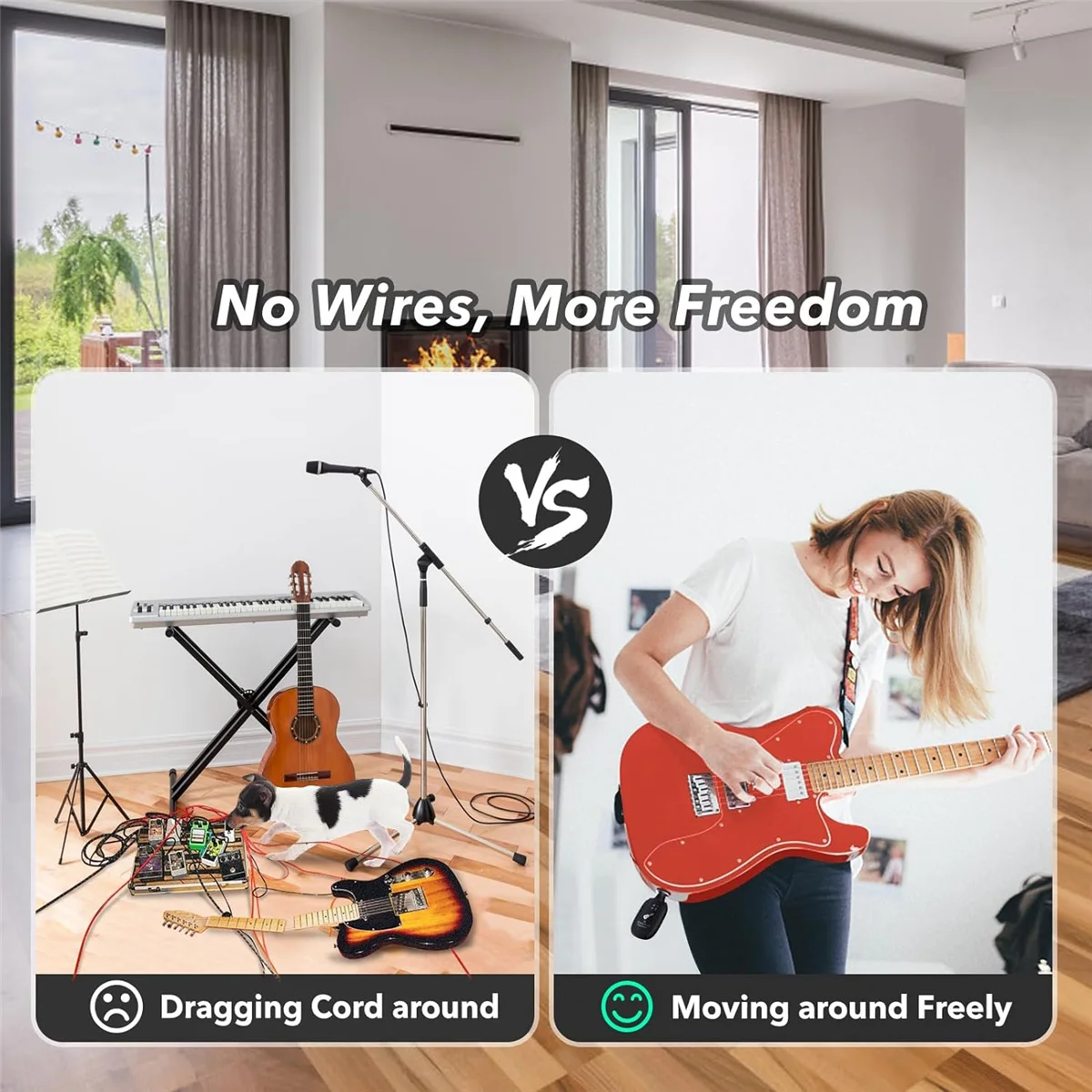 A8 Wireless Guitar …