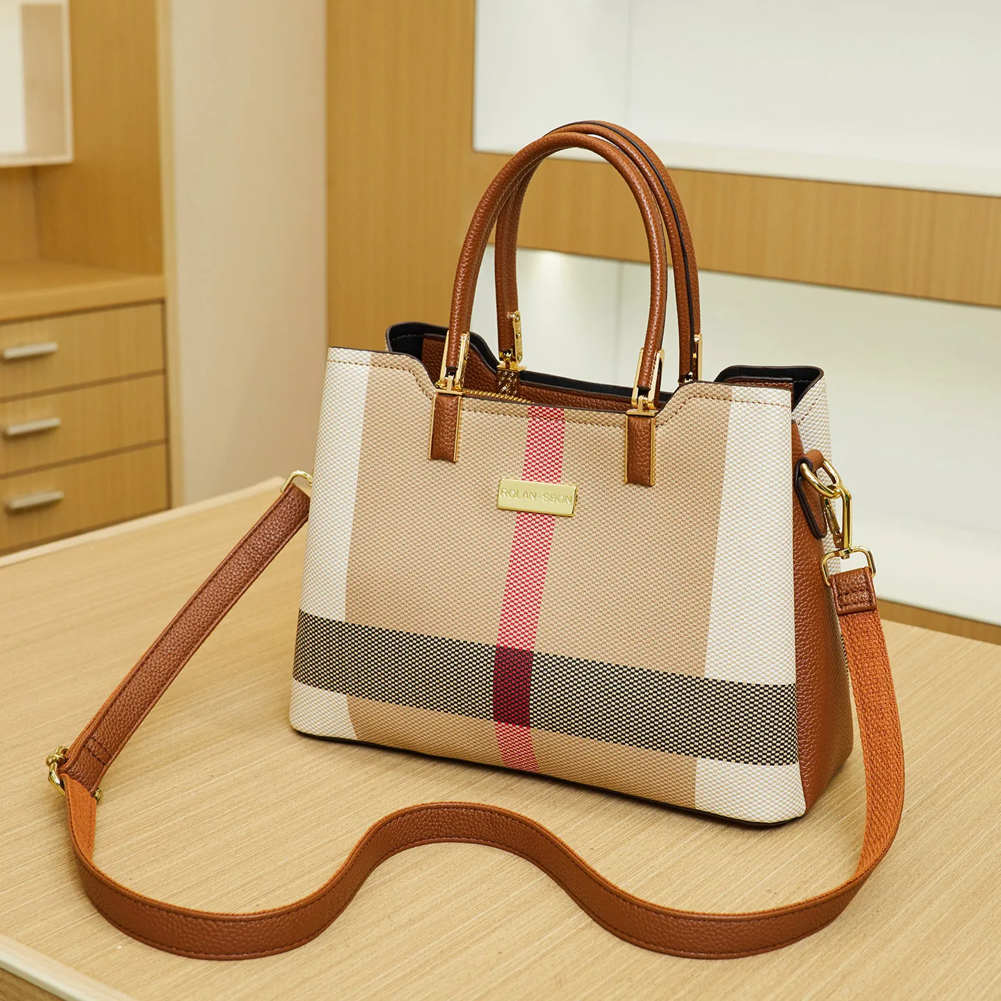 

2025 Vertical Style Top Handle Bag, Women's Trendy Shoulder Purse, Crossbody Day to Night Tote, Casual Sling Bag