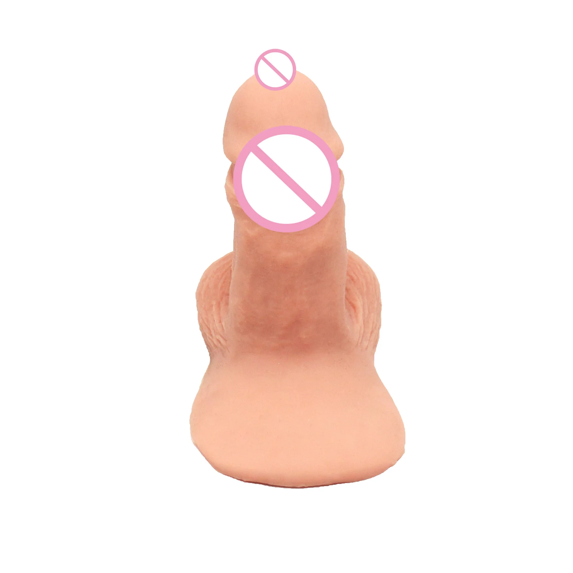 عبر قضبان اصطناعية بالجملة سيليكون لينة الموز الاصطناعية القضيب مخصص FTM باكرز للمتحولين جنسيا