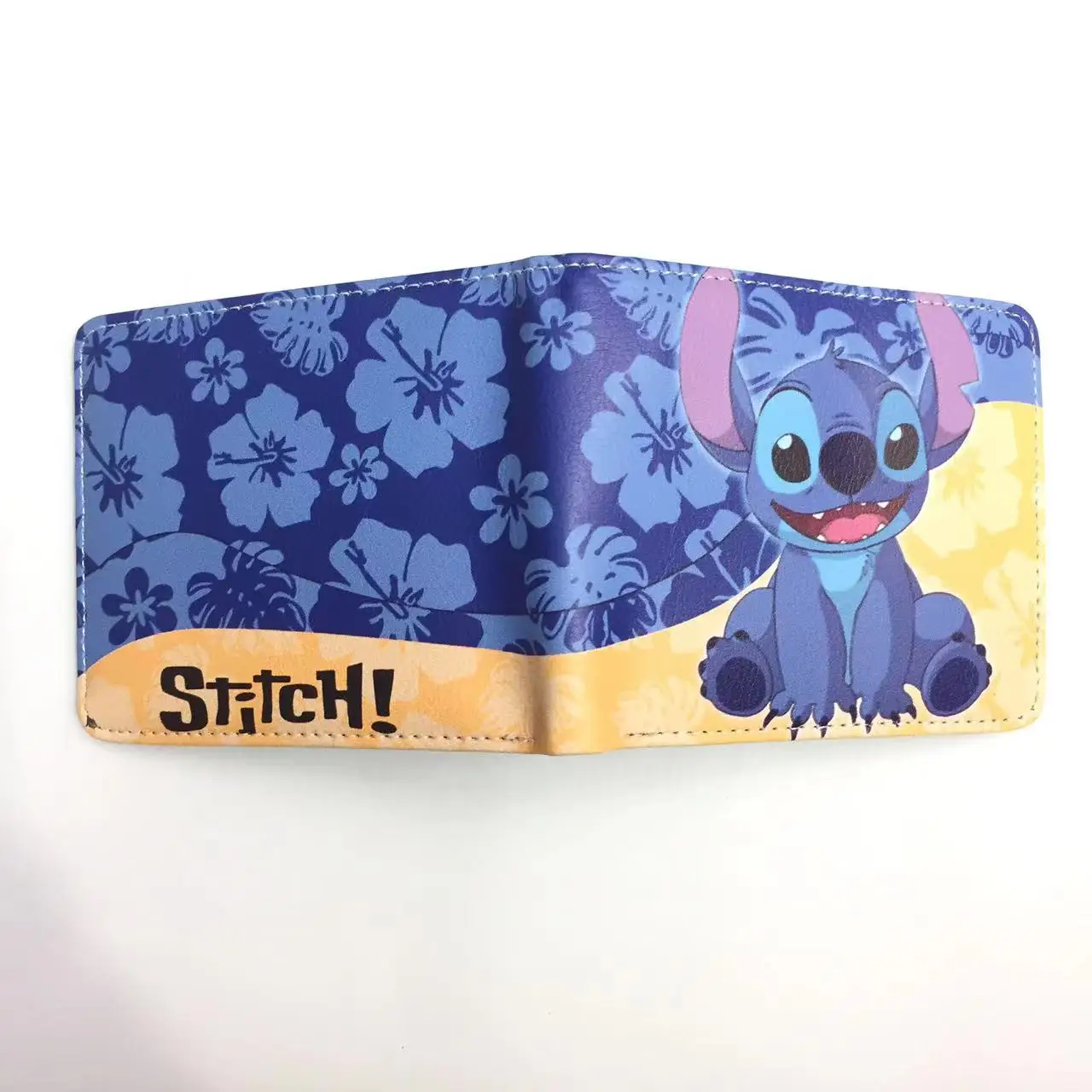 Lovely Cartoon  Wallet Stitch PU Leather Short Purse for Kids Wholesale