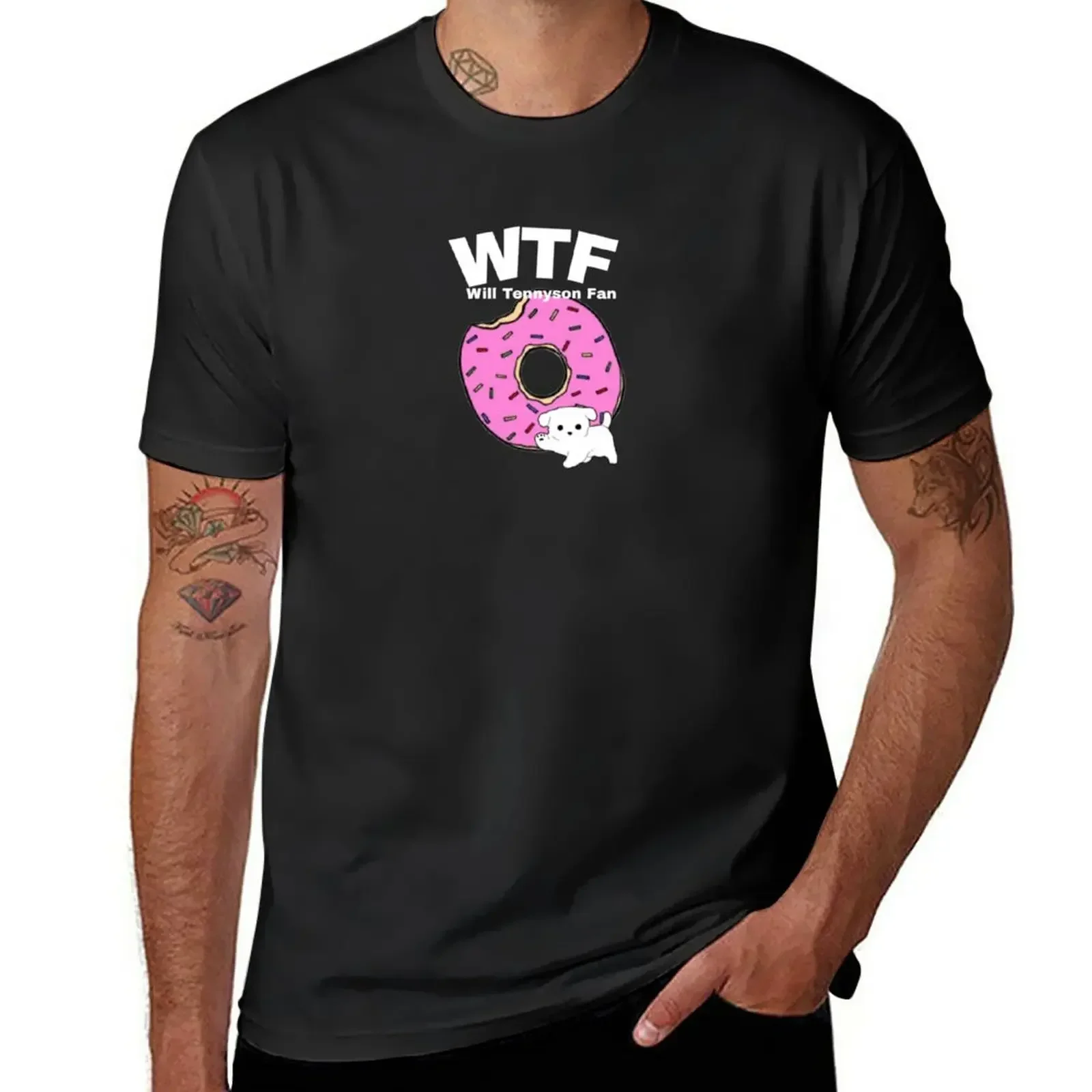 (WTF) Will Tennyson Fan T-Shirt blacks customs design your own men clothing