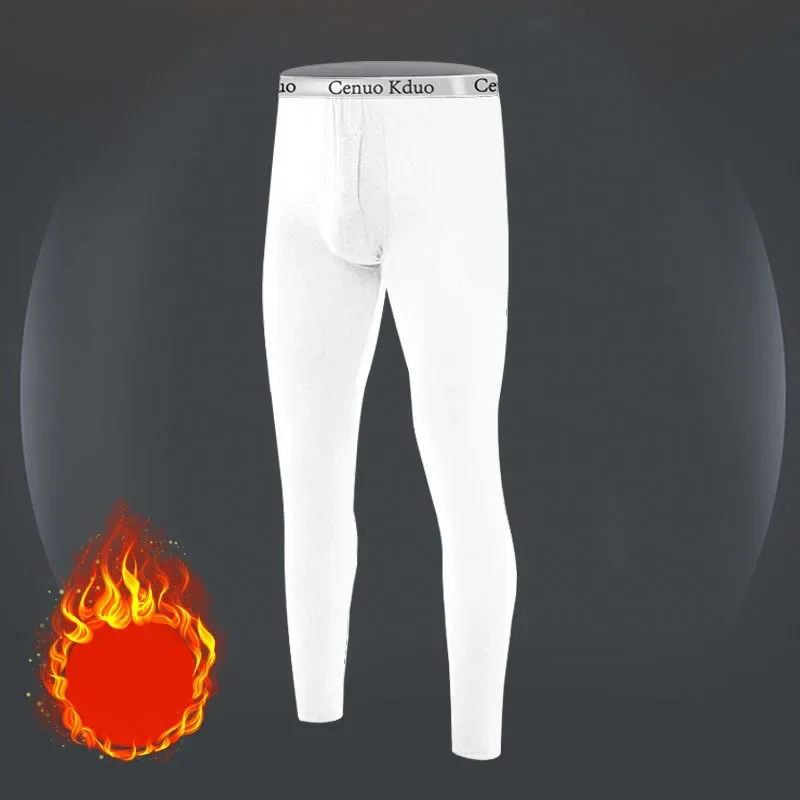 Men Thermal Underwear Skin-Friendly Render Pant Winter Warm Long Johns Men\'S Soft Elastic Large Size Leggings Comfortable Tights