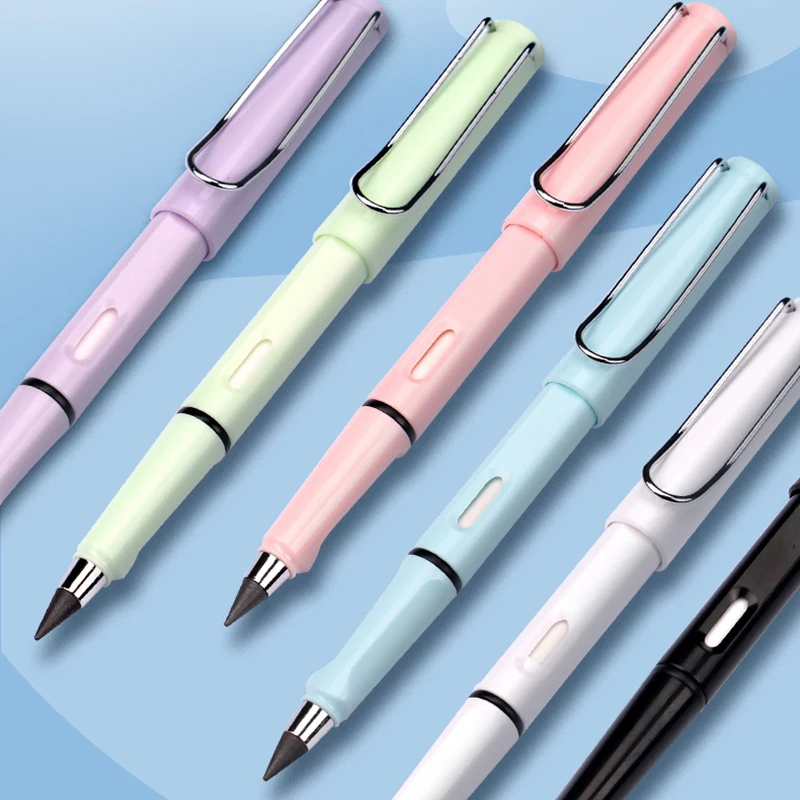 New Technology Unlimited Writing Pencil Durable No Ink Eternal Pen Art Sketch Painting Tools Kid Gift School Stationery