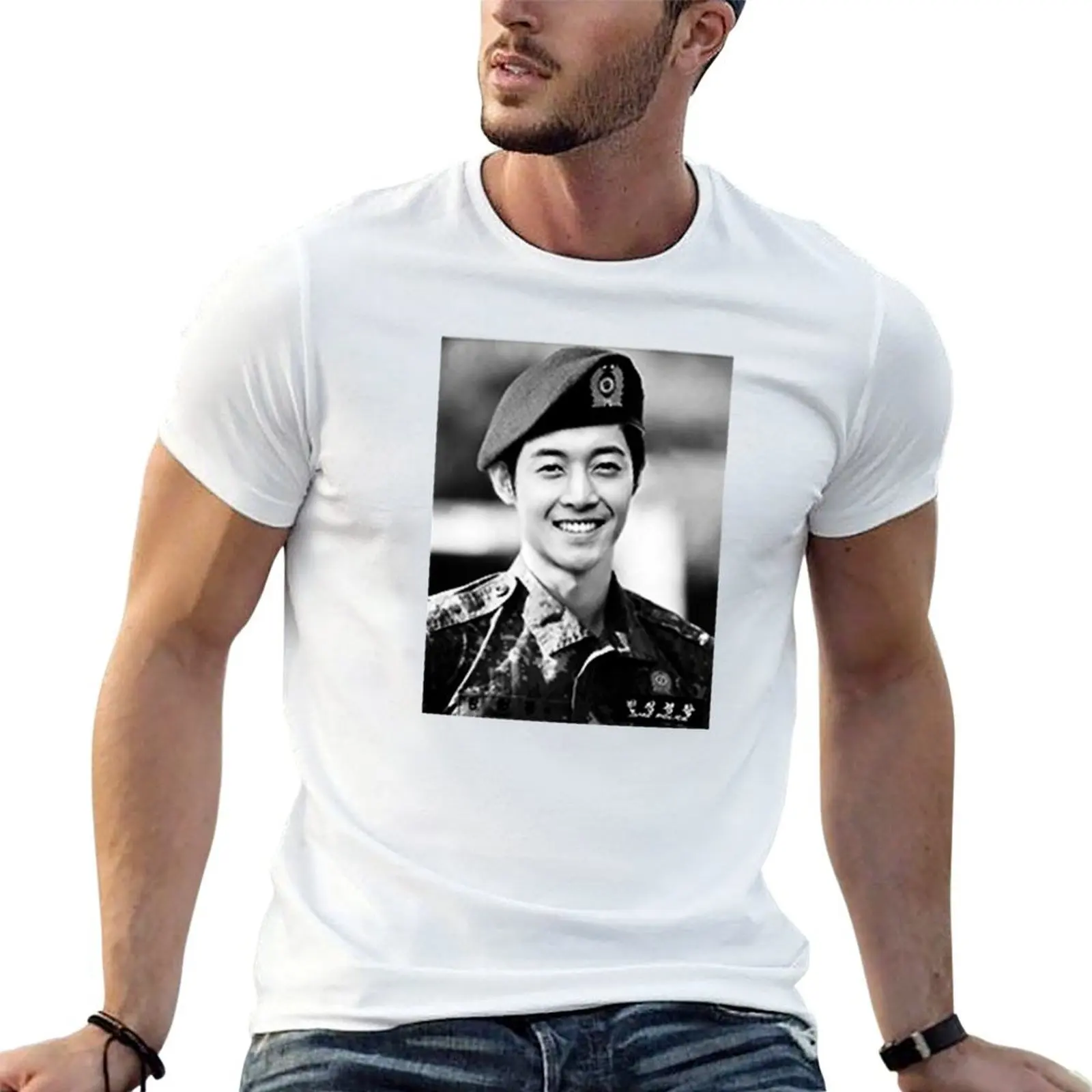 Kim Hyun Joong T-Shirt anime tshirt t shirts for man cotton t shirts for man graphic tees T-shirt