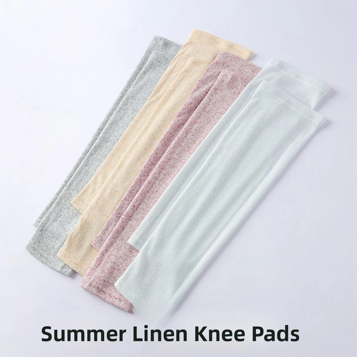 Linum Long Ultra-Thin Knee Pads for Sleeping in Air-Conditioned Rooms Men Women Joint Warmth Cotton Cold Leg Long Pads