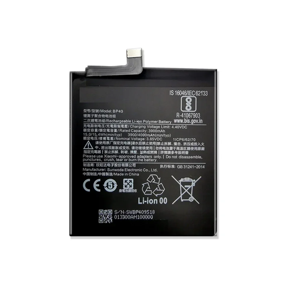 BP40 BP41 Battery For Xiaomi Redmi K20 Pro Mi 9T Pro 9TPro K20pro  K20 Mi 9T mi9T Bateria + Free tool