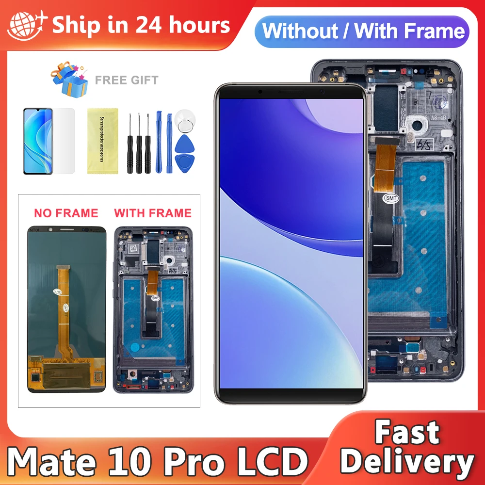 

Для Huawei Mate 10 Pro BLA-L29 BLA-L09 BLA-AL00 ЖК-дисплей сенсорный экран дигитайзер в сборе для замены экрана mate 10 pro