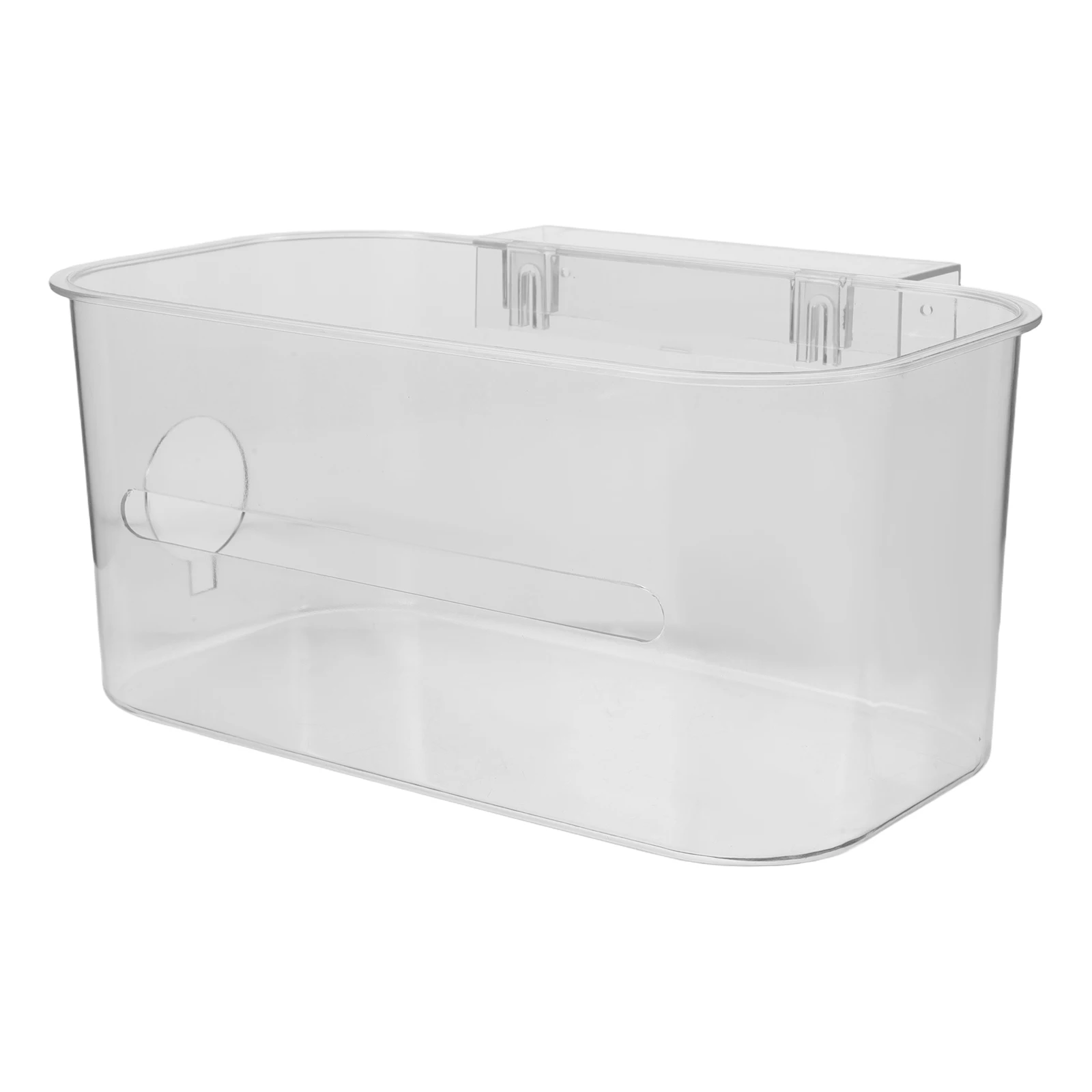 

Bedside Basket Crib Organizer Bedroom Sundries Hanging Nappy Bags Diapers Supplies Acrylic Storage Holder Baby Nursery Decor