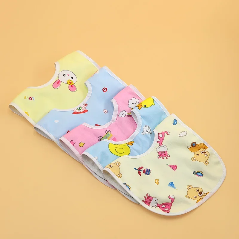 1 Pc Waterproof Baby Bibs Cotton Infant Feeding Bib Newborn Burp Cloths Bandana for Kids Boys Girls Soft Saliva Towel