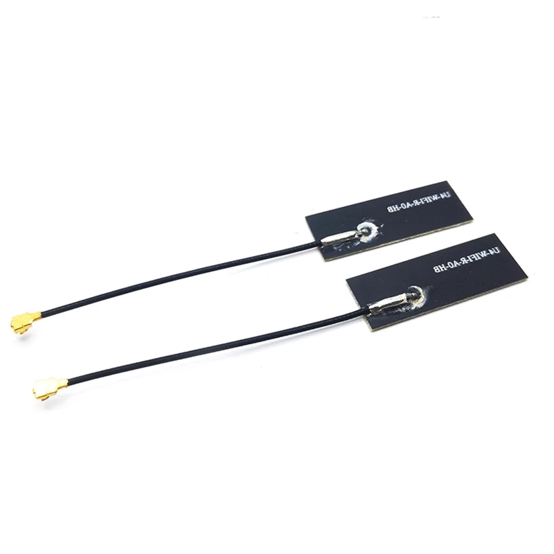 2pcs Mini PCIE Wifi Internal Antenna Laptop Wifi BT Film Antenna For 2pcs U.FL IPEX MHF4 to Network Card Tablet Adapter Antenna