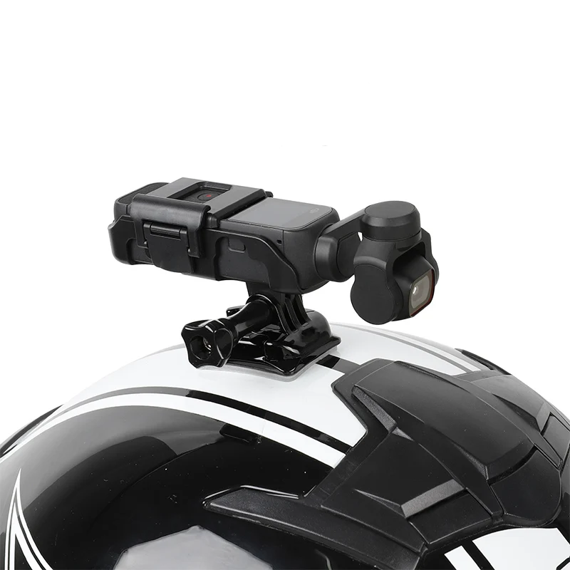 Motorcycle Helmet Chin Extend Frame Bracket Case Mount Adjustment Base Adapter DJI Osmo Pocket 1 Pocket 2 Camera Accessories