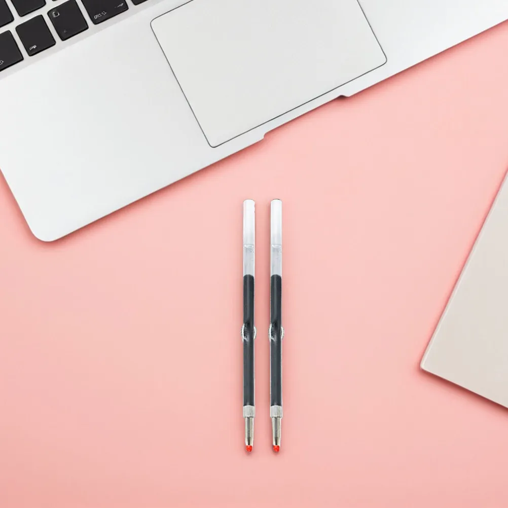 

50 шт. сменных стержней для гелевых ручек, черные, с гладким письмом, для студентов, офиса, школы, черные чернила