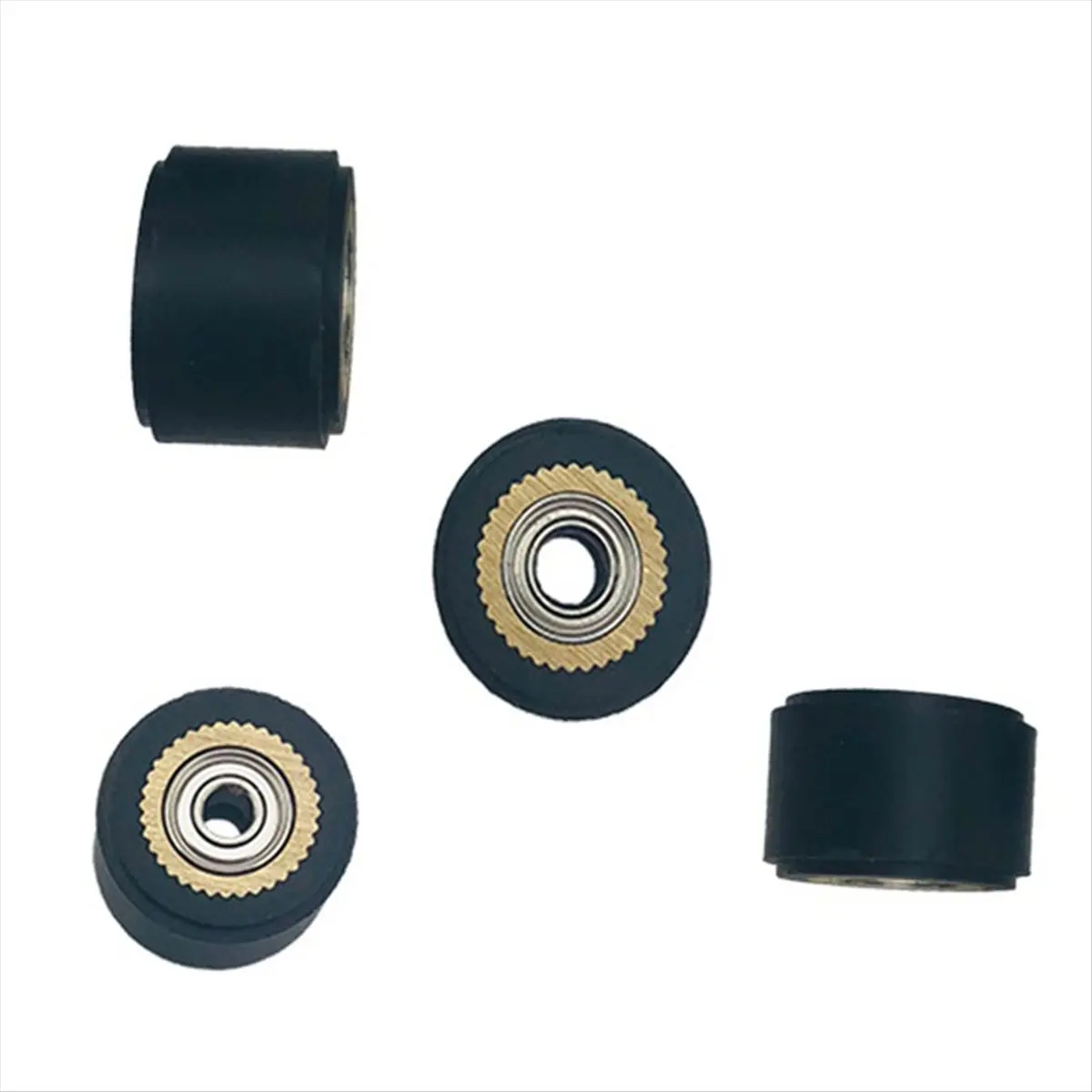 #60E 5pcs HQ Pinch Roller 4x11x16mm Plotter Cutter Roller,press wheel for engraving machine,(Rubber+Copper)