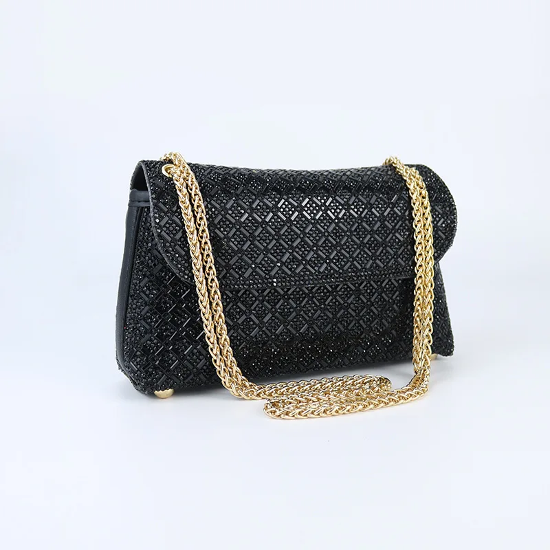

Full Of Rhinestone Versatile Fashion Dinner Bags, Women's Clutch Bags, High-end Small Square Bags Banquet Evening Dress Handbags