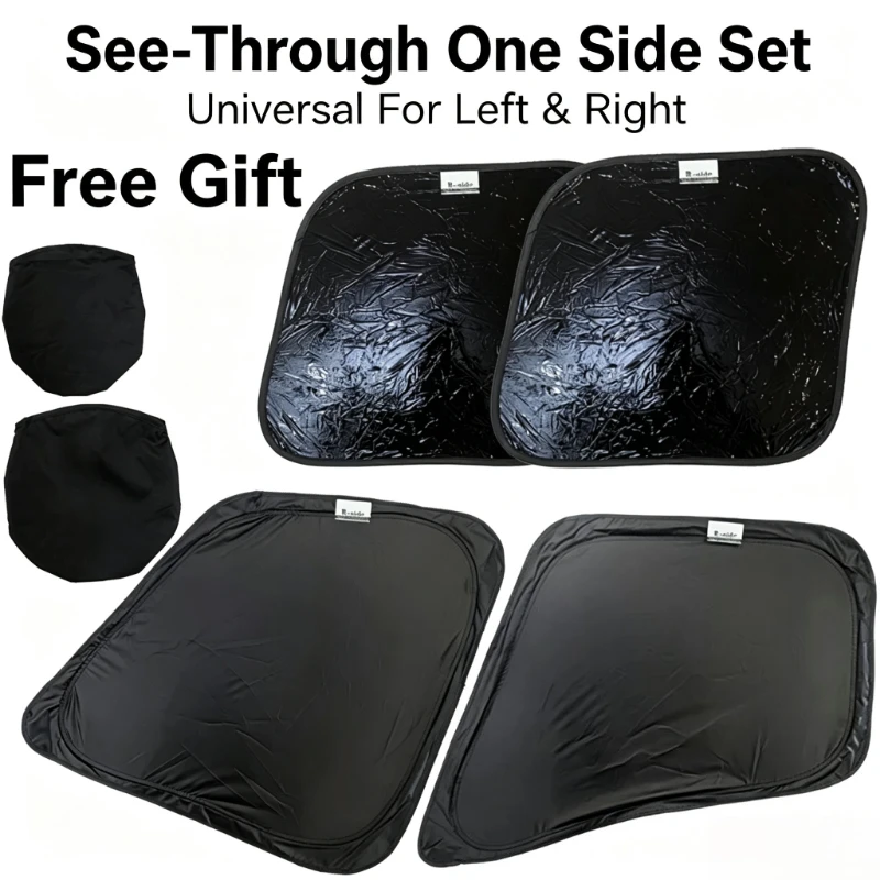 Aircraft Cockpit Sunshade Window Light Blocking Visor Shield Set Foldable Sun Shade Cover Fit for 737 738 757 Left Right