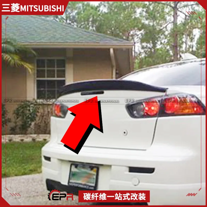 

Подходит для Mitsubishi EvolutionEVO7 8 9, модифицированные детали DO, задняя крышка из углеродного волокна, малый хвост