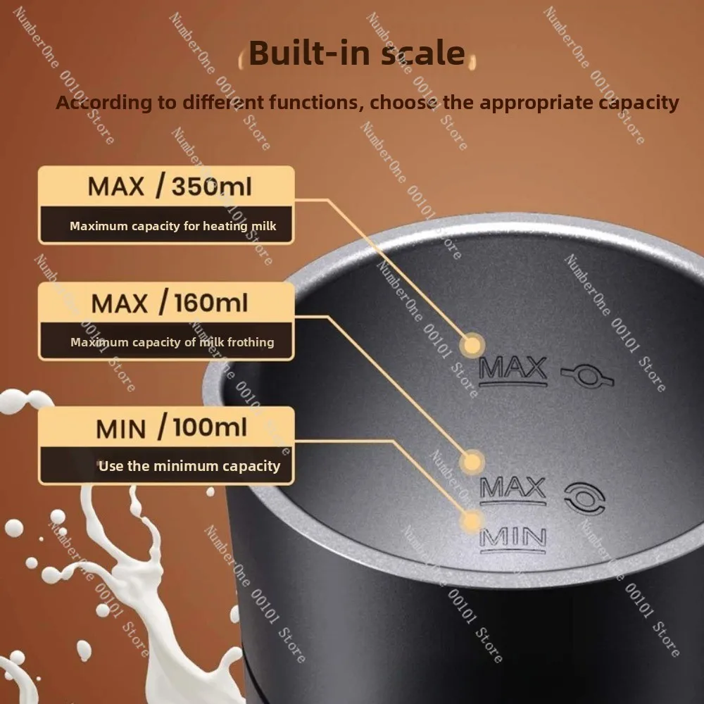 Household Fully Automatic Electric Milk Frother Coffee Milk Foam Maker Milk Steamer