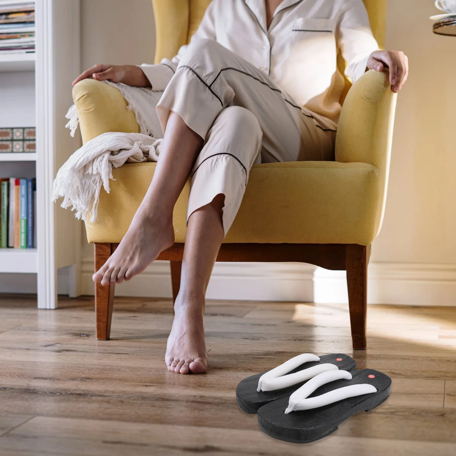 

1 пара стильных креативных сабо, сандалии в японском стиле, летняя мужская обувь, модные деревянные тапочки, удобные нескользящие туфли из Евы