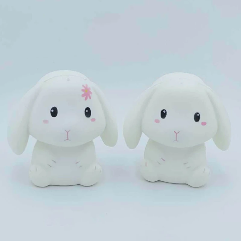 ストレスボールの圧力を和らげるそわそわスクイーズバニーバスおもちゃ、集中力を落ち着かせるため