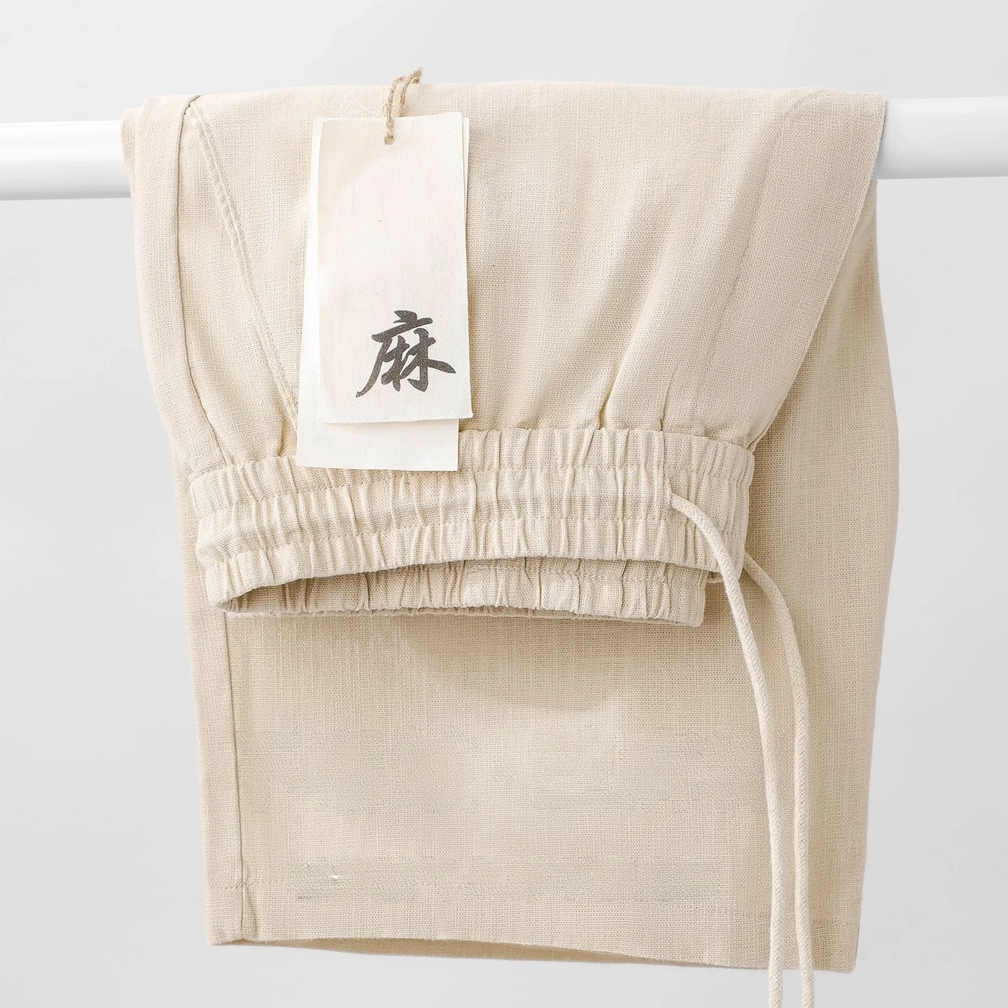 

Льняные брюки из хлопка цвета хаки, плотные, дышащие, повседневные, прямые, длиной до колена, женские, летние, для отдыха