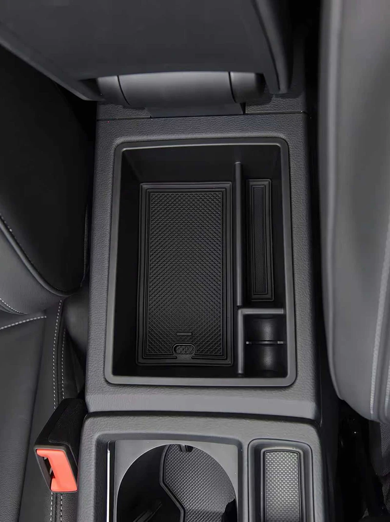 For Audi Q3 2019-2023 Center Console Storage Box Armrest Organizer Insert Tray Car Accessories view 3