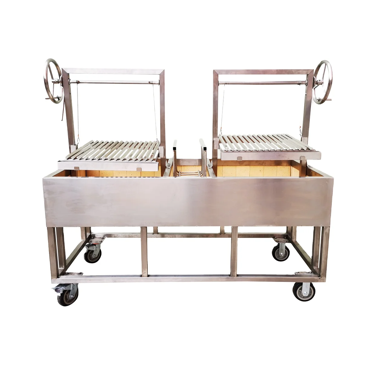 1800mm Argentine Style BBQ Grill with 2 Grates