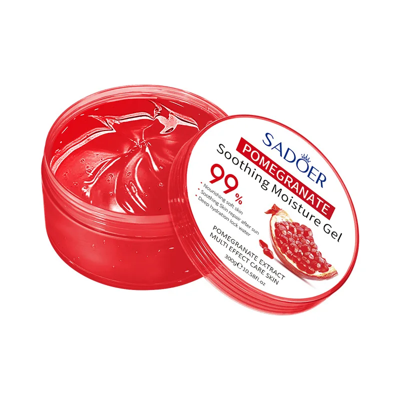 Face Cream Pomegranate Moisturizing Gel Soothing Nourish Repair Deep Hydrating Skin Care Product Cosmetics 300g